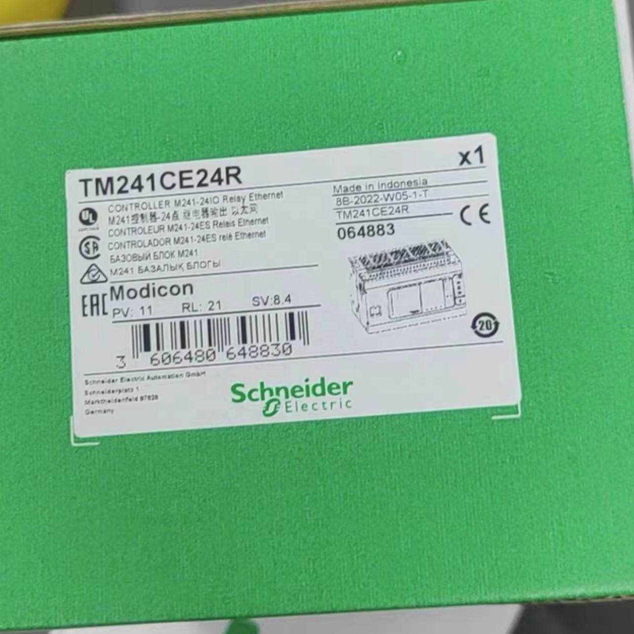 TM241CE24R Logic controller, Modicon M241, 24 IO relay Ethernet Module TM241CE24R In stock