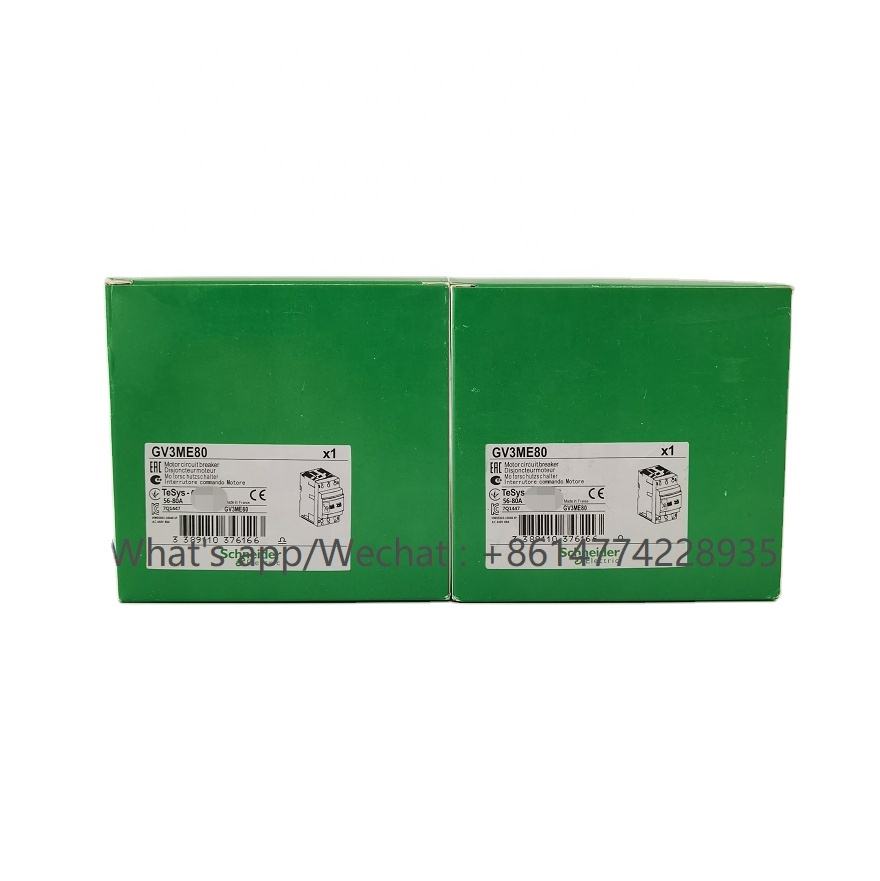 TeSys GV3 Protection Relays GV3ME80 Thermal Magnetic Circuit Breaker 80A 3P