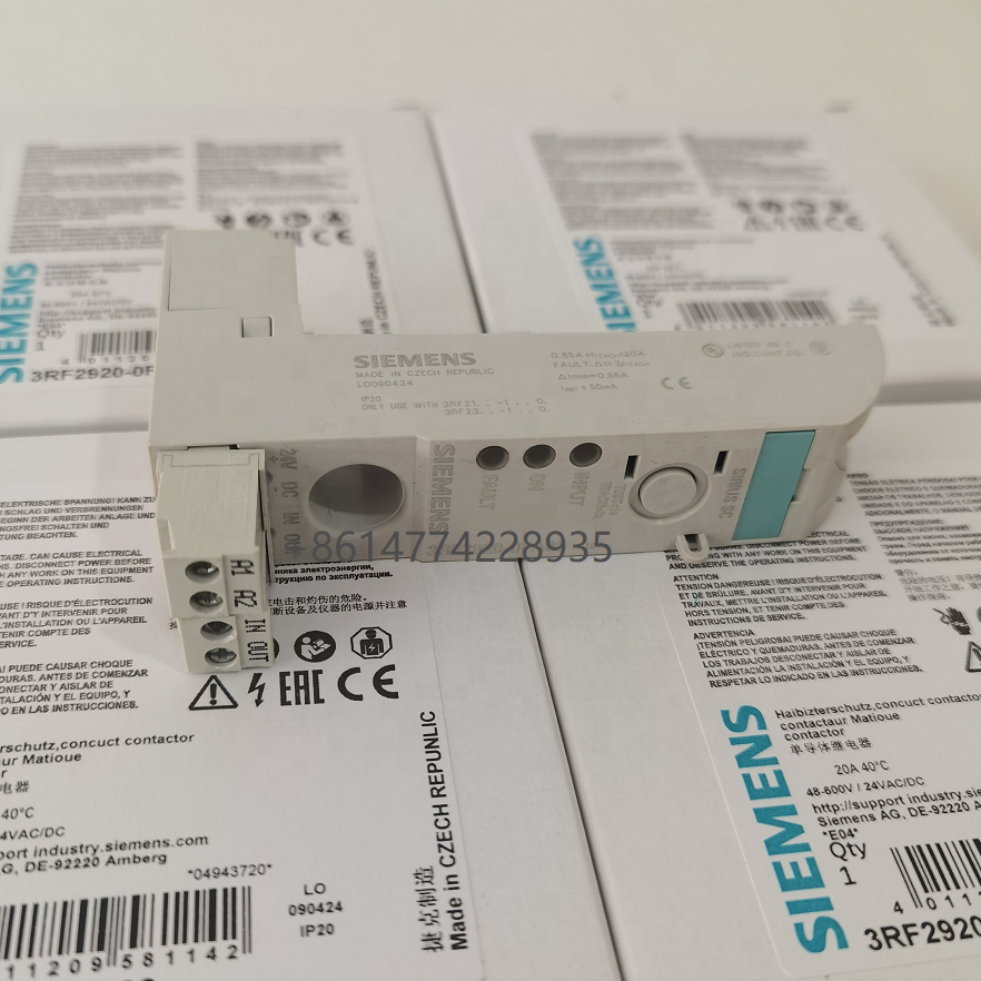 Newly original Monitoring Module Load Monitoring Basis Relay 3RF2920-0FA08 12months warranty