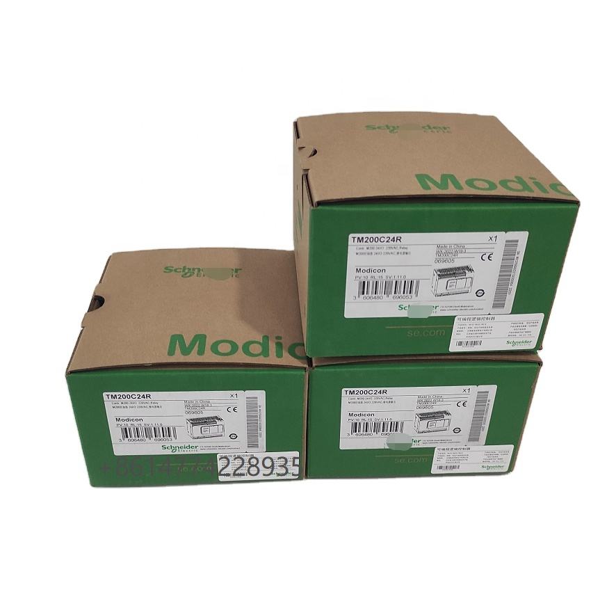 Modicon M200 TM200C24R PLC Logic Controller Module in stock