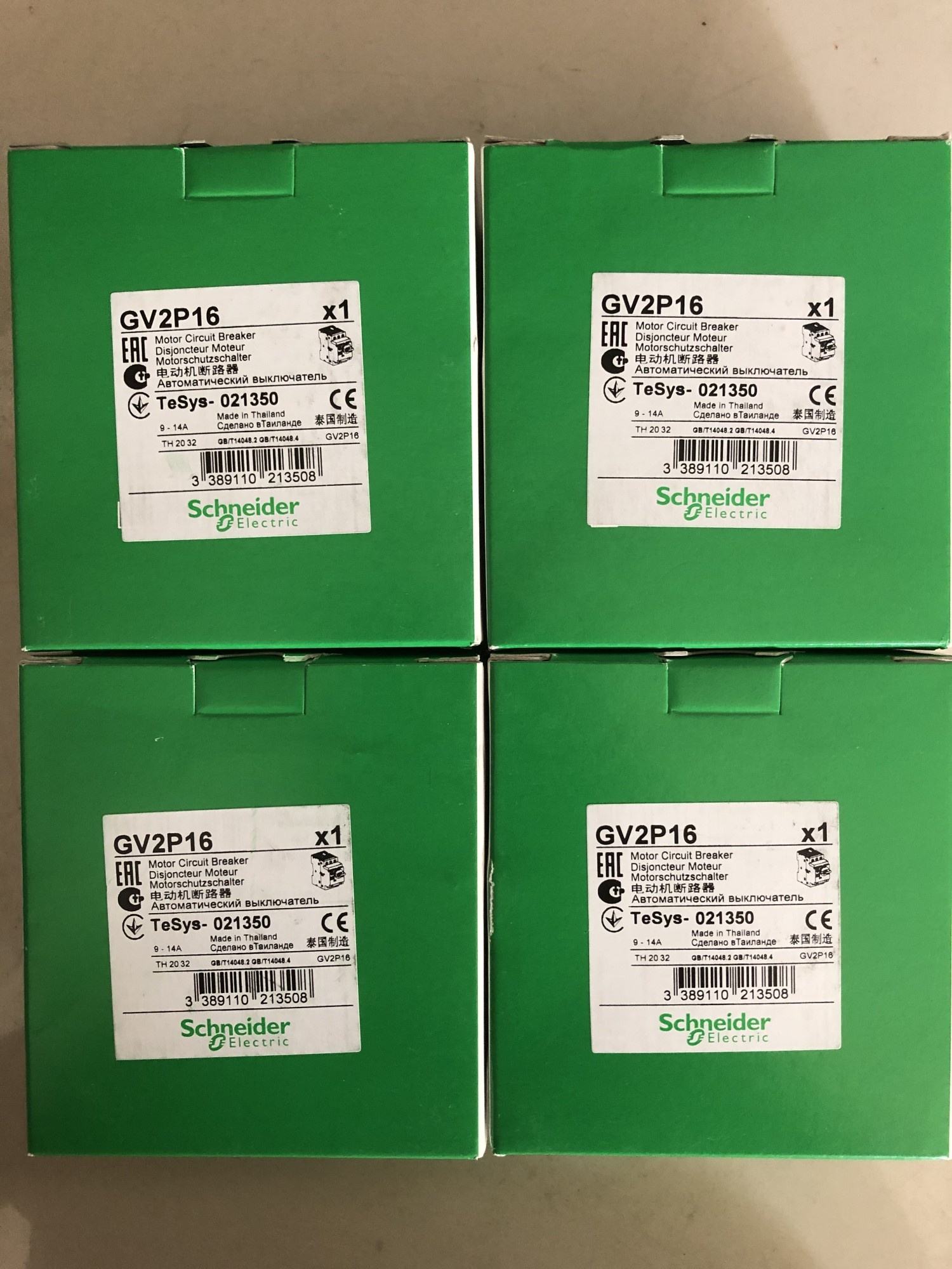 Automatic Motor Circuit Breaker GV2P16