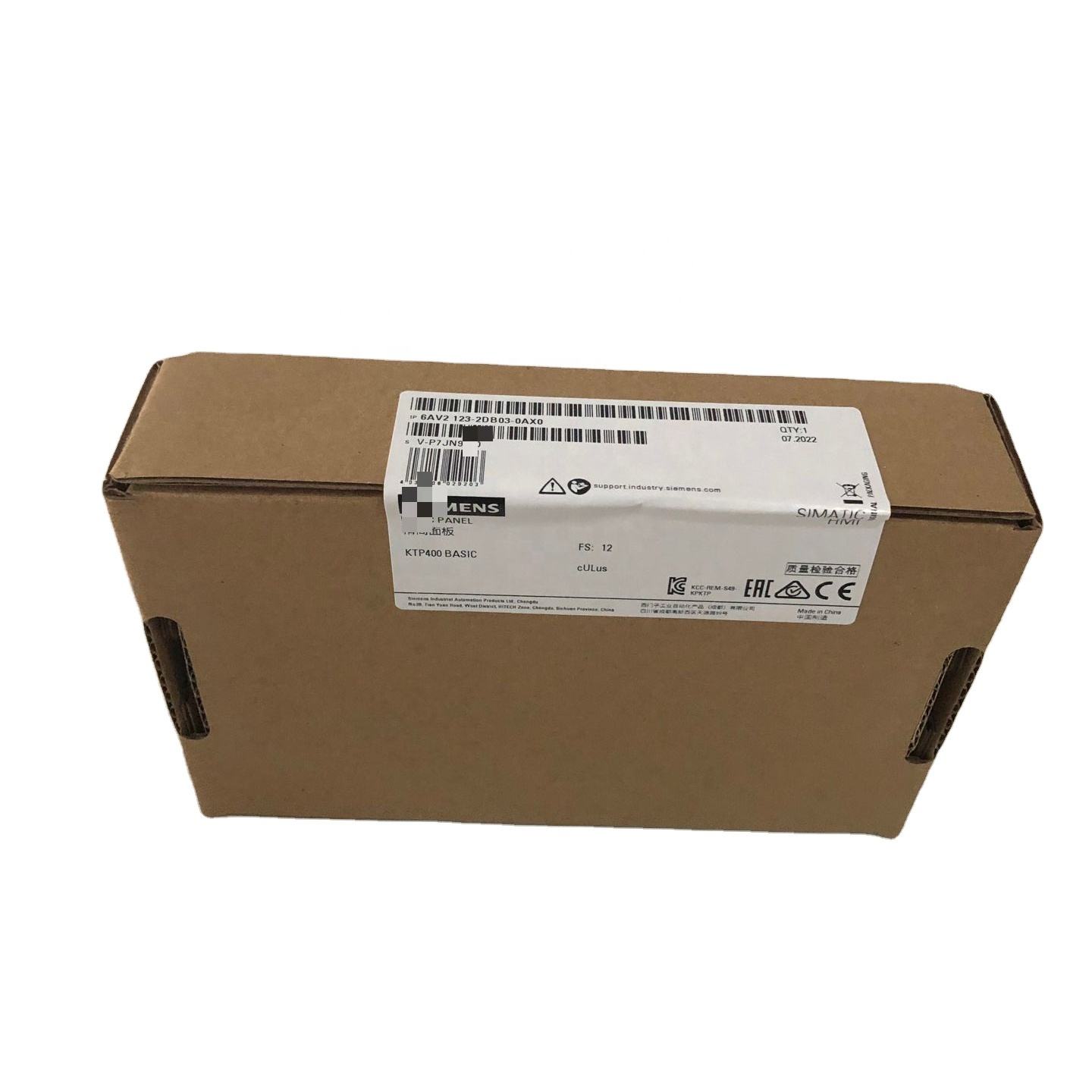 SIMATIC HMI, KTP400 Basic, Basic Panel 4" TFT display Touch Screen 6AV2123-2DB03-0AX0 In stock