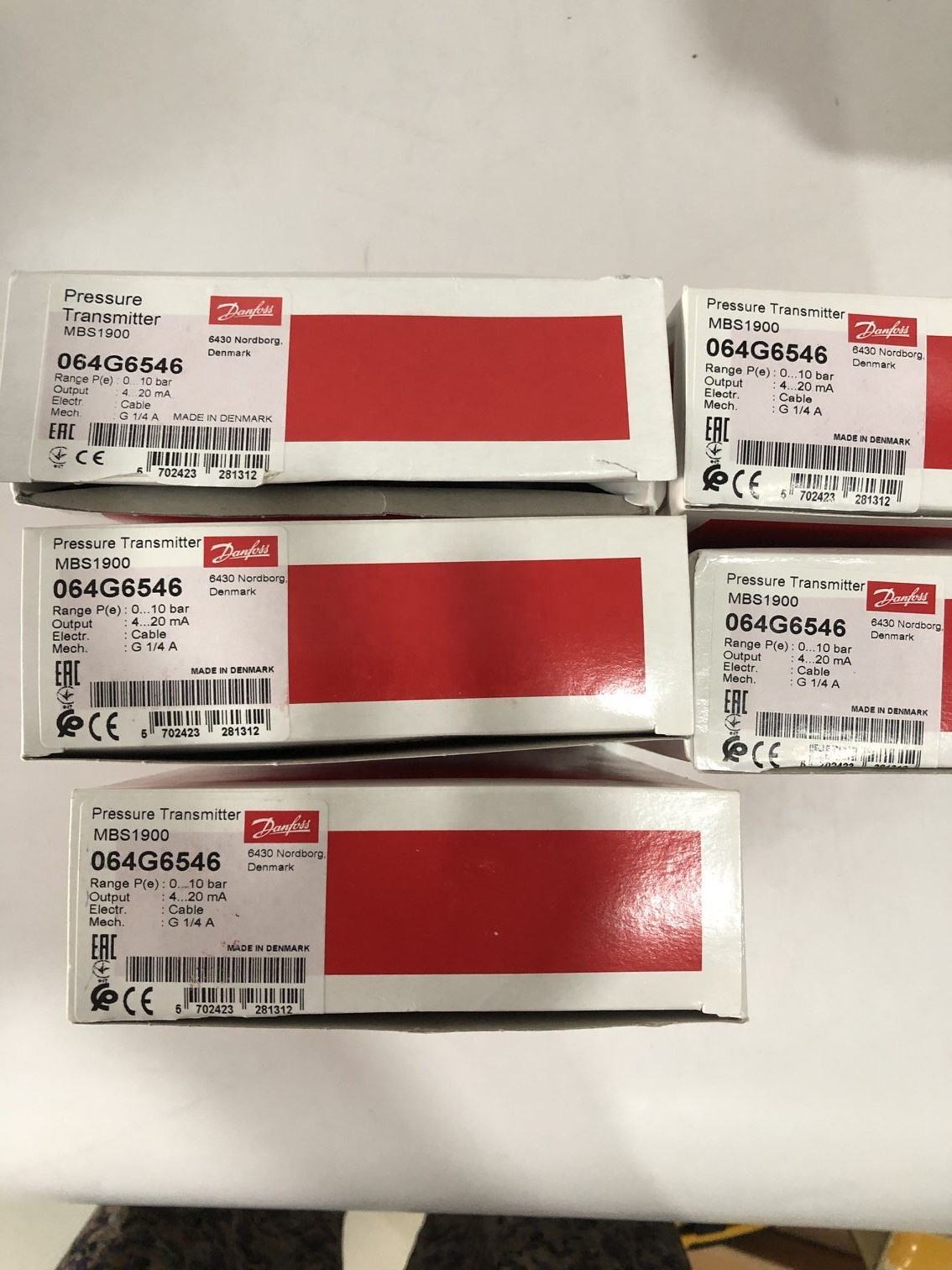 Danfoss Pressure Transmitter Pressure Sensor 064G6546 IN STOCK