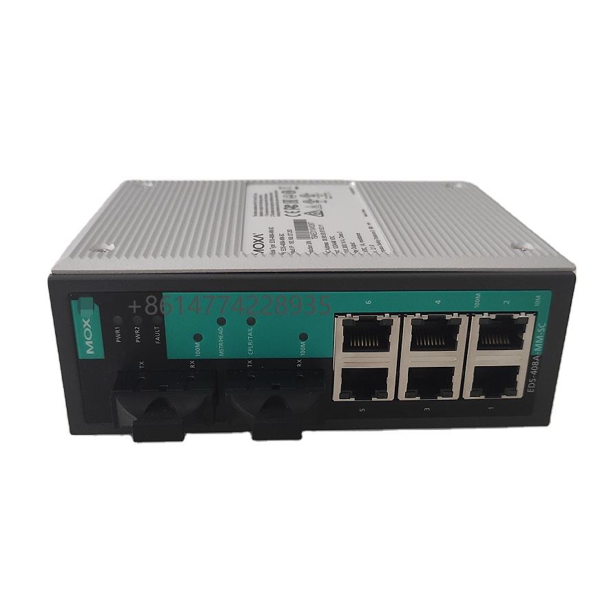 100%New 8-port managed Ethernet switches EDS-408A-MM-SC