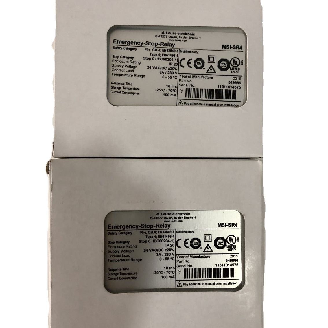 MSI-SR4 Safety relay Emergency Stop Relay MSI-SR4