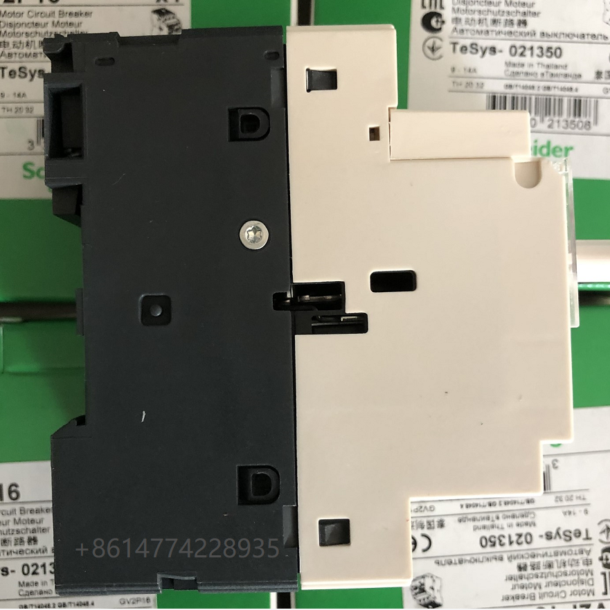 TeSys GV2 series thermal-magnetic Circuit Breaker GV2P16 with spring terminal and screw clamp connectors