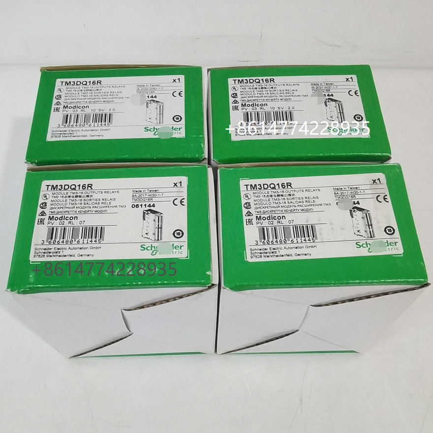 16 relay outputs (screw) 24 VDC Discrete output module(TM3DQ16R)