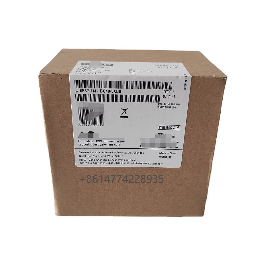 SIMATIC S7-1200 6ES7214-1BG40-0XB0 plc controller original with factory sealed