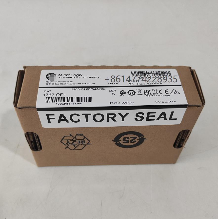 100% New original plc 1762-OF4 plc logic controller