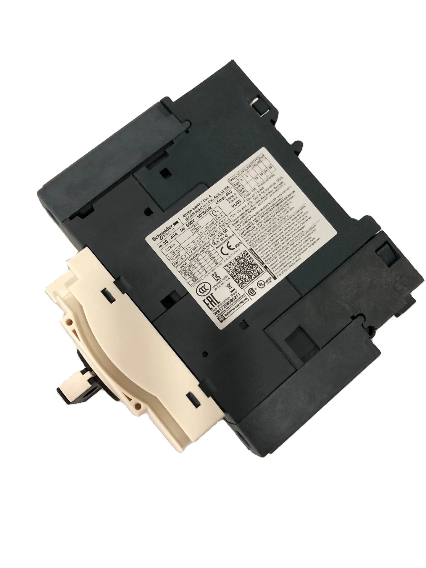 Brand new and original Motor Circuit Breaker GV3P40