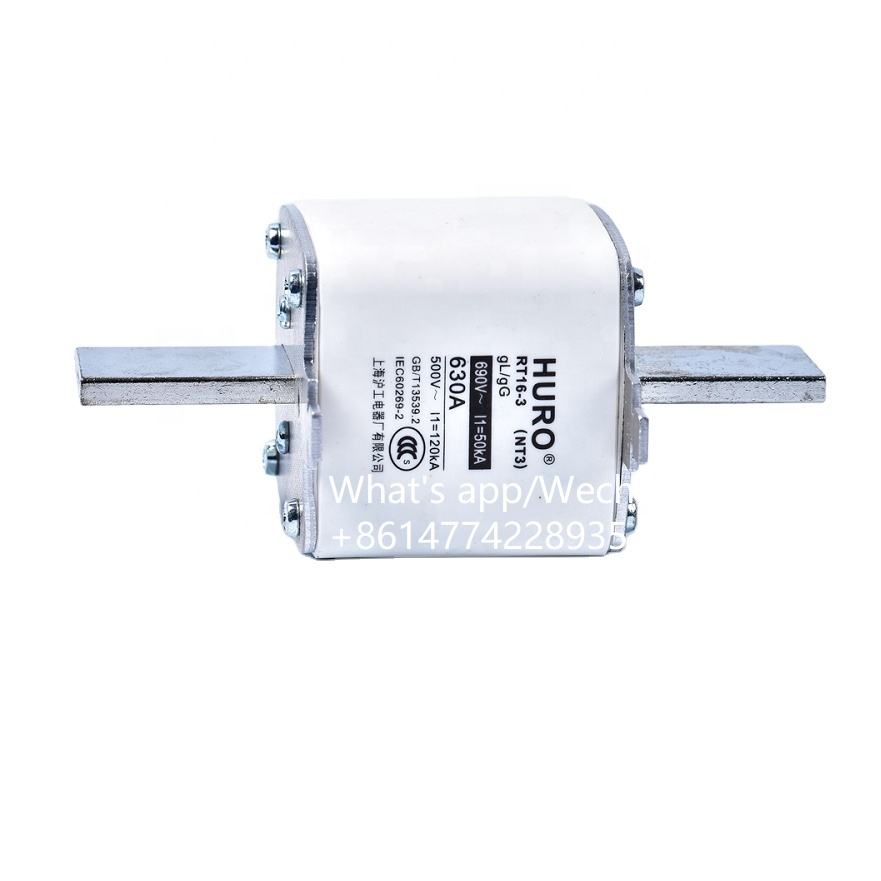 Industrial Electrical 480A Blade Ceramic Fuse NT3/RT16-3 500V 630A Thermal Fuse RT16-3 (NT3) in stock