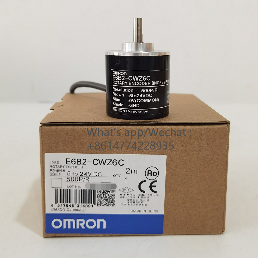 Incremental Encoder E6B2-CWZ5B/E6B2-CWZ3E/E6B2-CWZ1X/E6B2-CWZ6C with Instruction manual, Couplings, Hex-head spanner