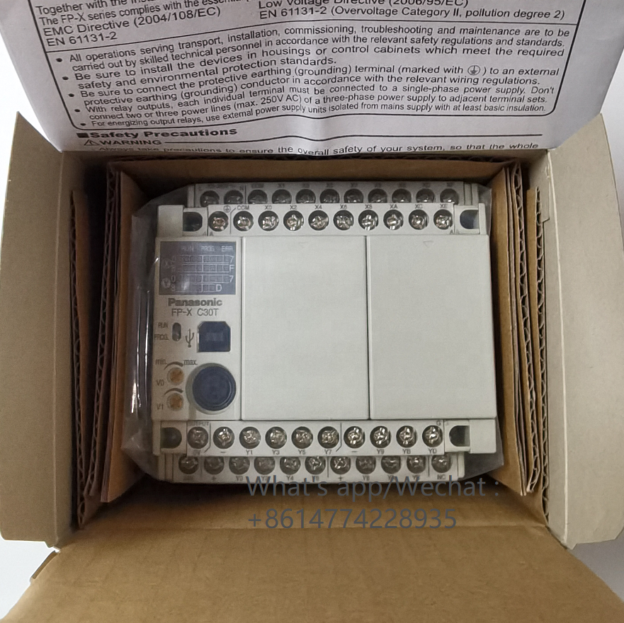 FP-X Series PLC/PAC AFPX-C30T Programmable Controllers with 4 NPN Transistor Outputs