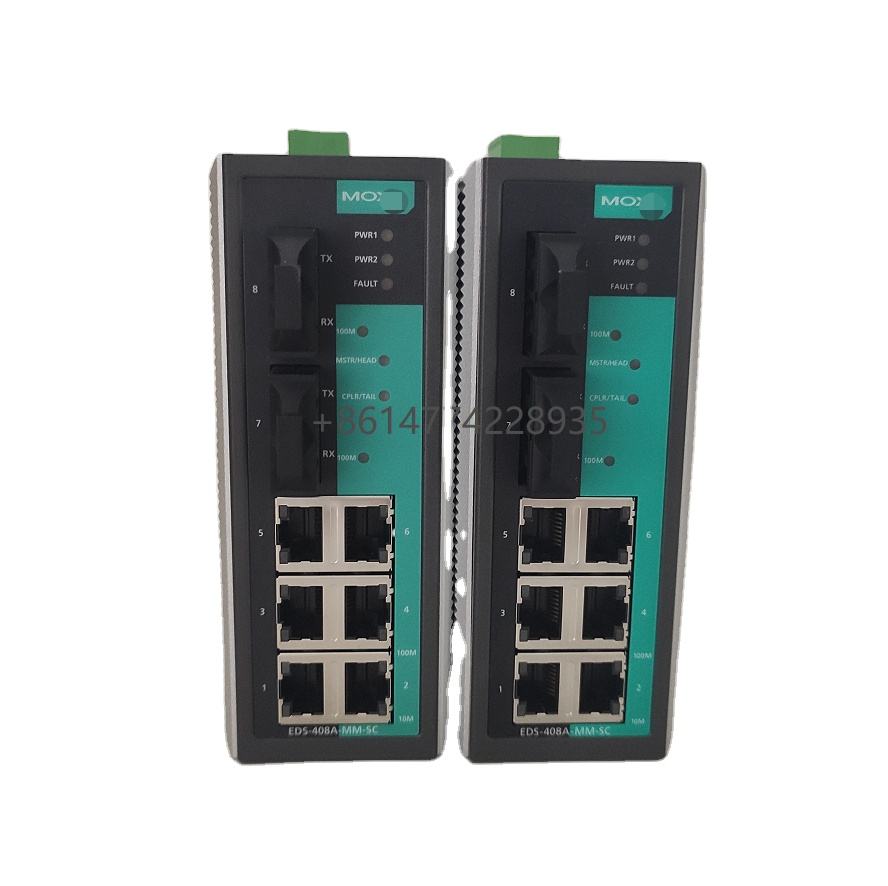 100%New 8-port managed Ethernet switches EDS-408A-MM-SC