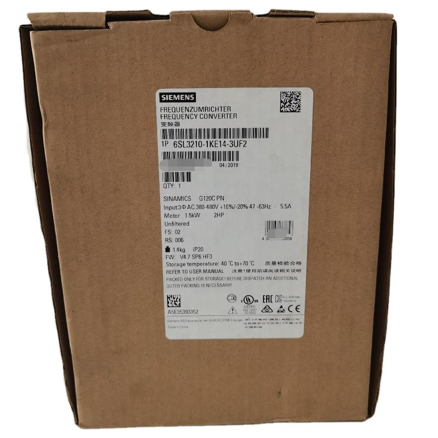 3 Phase 1.5 kW G120C AC Motor Drives (6SL3210-1KE14-3UF2)