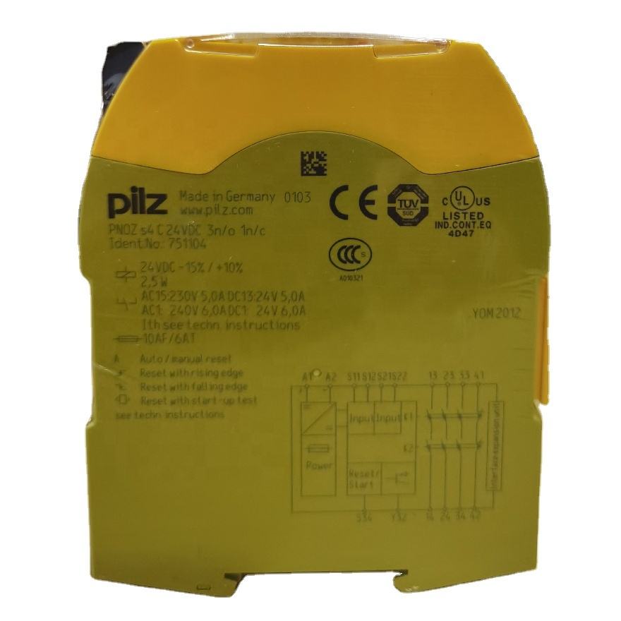 New PNOZ s4 Series safety control relay module 751104