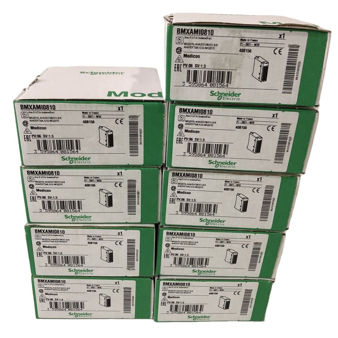 isolated analog input module X80 - 8 inputs - high speed PLC Module BMXAMI0810