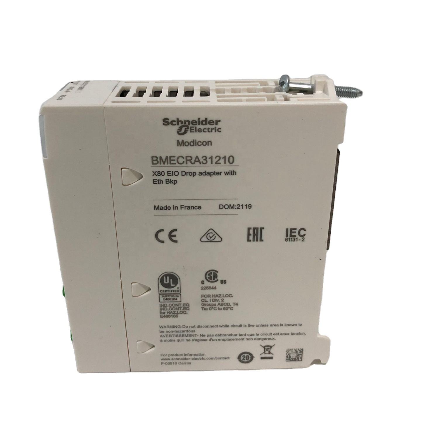 Modicon X80 EIO Drop adapter with Ethernet backplane PLC Module BMECRA31210
