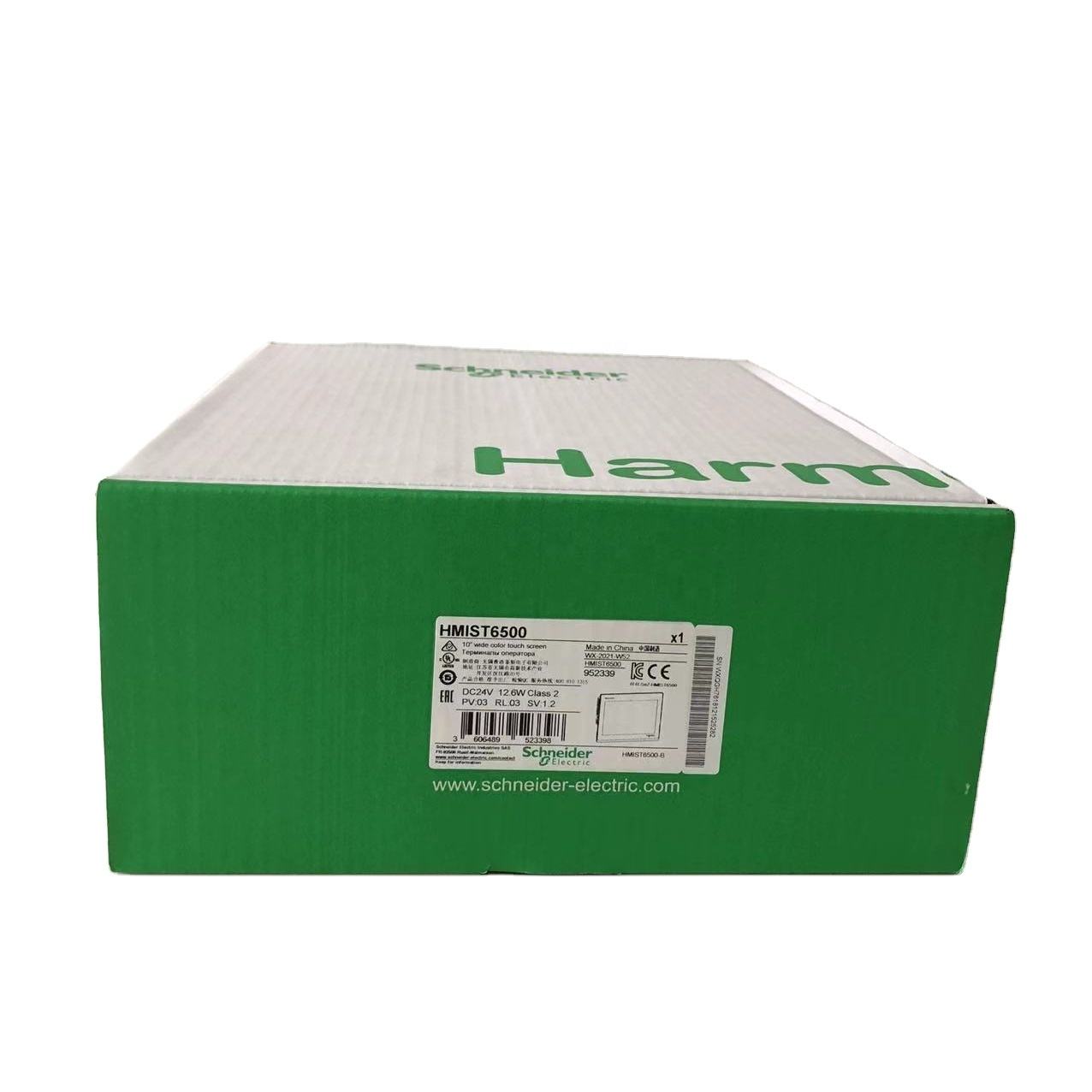 Touch panel screen, Harmony ST6, 10"W display, 2COM, 2Ethernet, USB host&device, 24 VDC HMIST6500