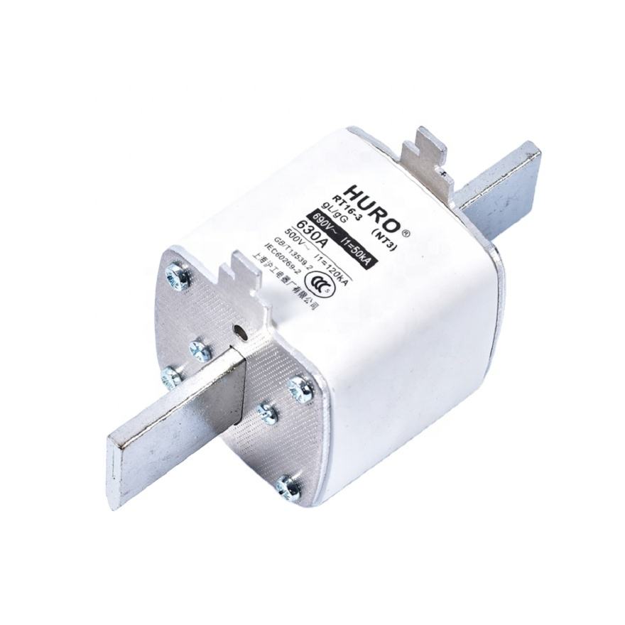 Industrial Electrical 480A Blade Ceramic Fuse NT3/RT16-3 500V 630A Thermal Fuse RT16-3 (NT3) in stock