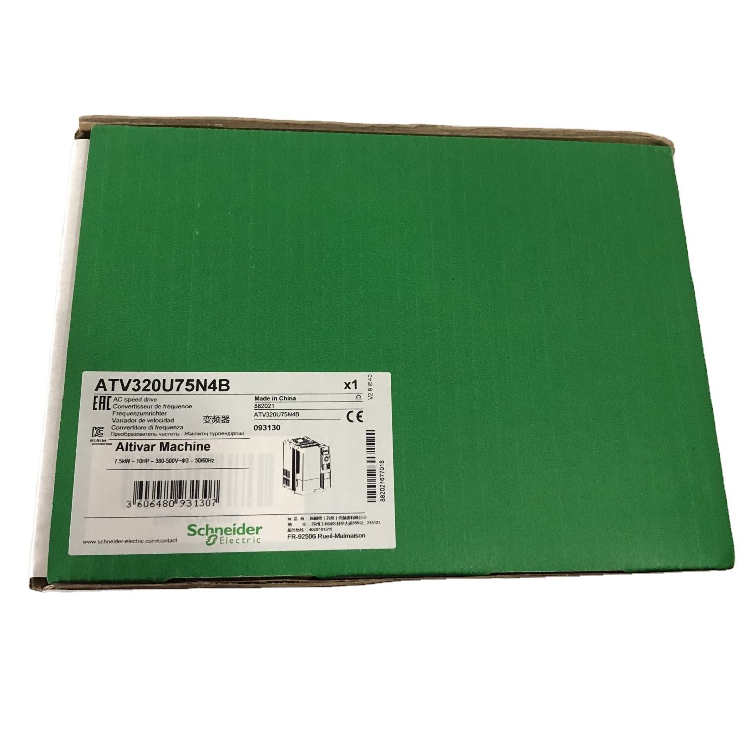 Original 7.5KW Inverter VFD ATV320U75N4B In stock