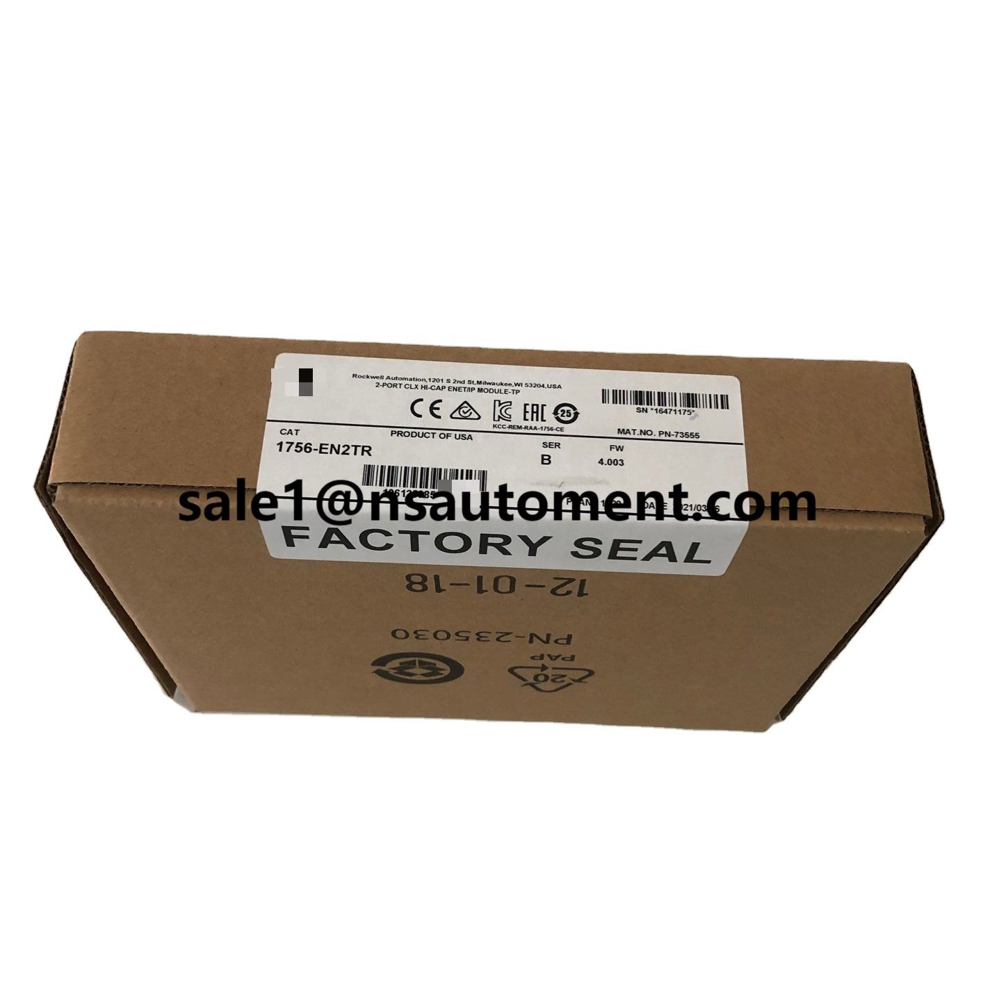 EtherNet dual port 10-100M Interface Module PLC Module 1756-EN2TR