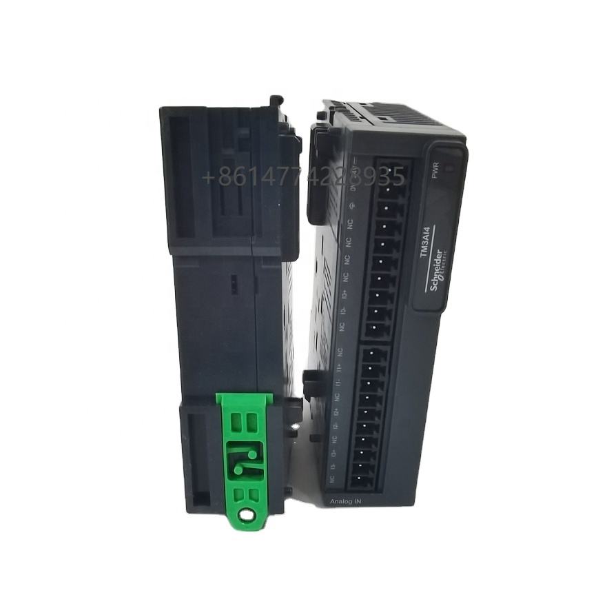 Original and new Modicon TM3 Analog Input Expansion Module TM3AI4 with 4 inputs