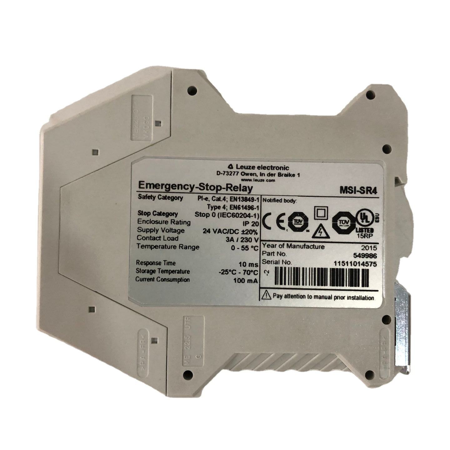 MSI-SR4 Safety relay Emergency Stop Relay MSI-SR4