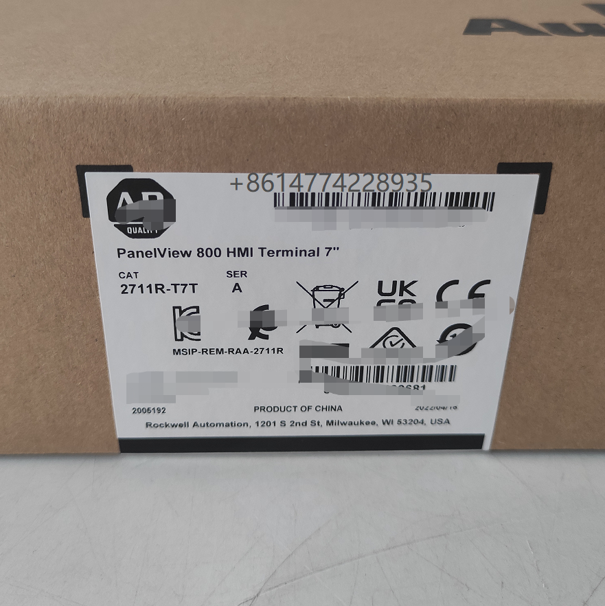 100% New 7 Inch HMI Terminal Touch Screen 2711R-T7T