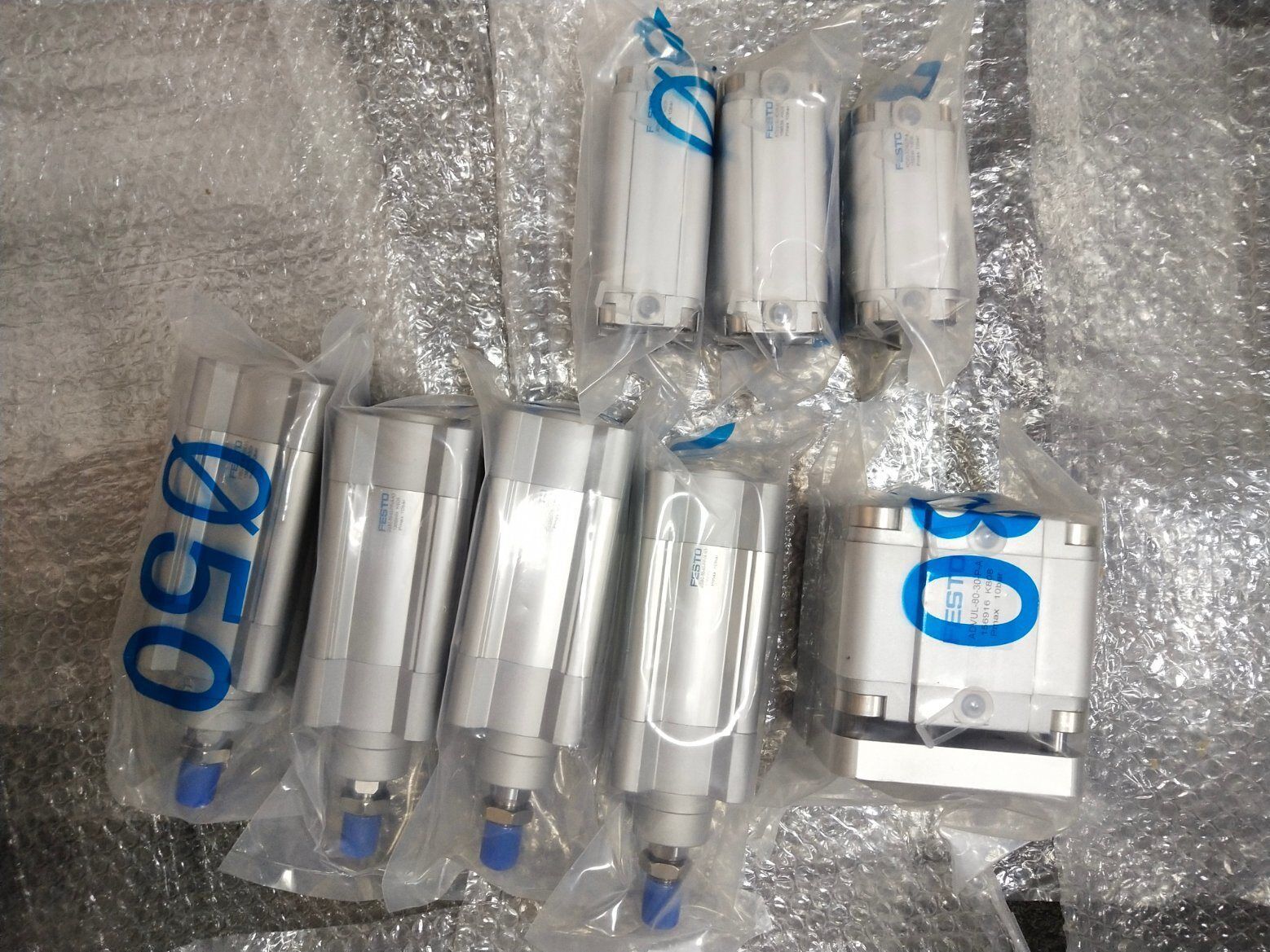 ISO6431 Advu Festo Aluminum Pneumatic Air Cylinder