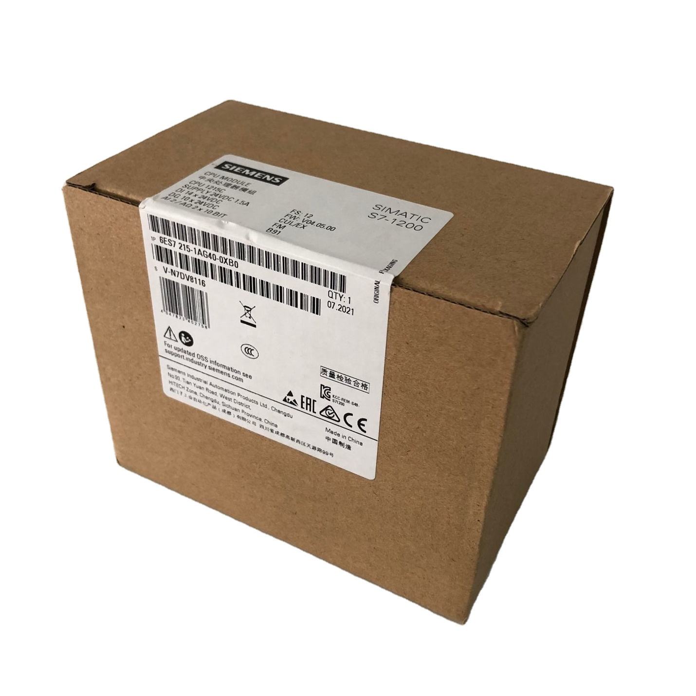 SIMATIC S7-1200 KTP 400 Basic KTP PLC MODULE 6ES7215-1AG40-0XB0