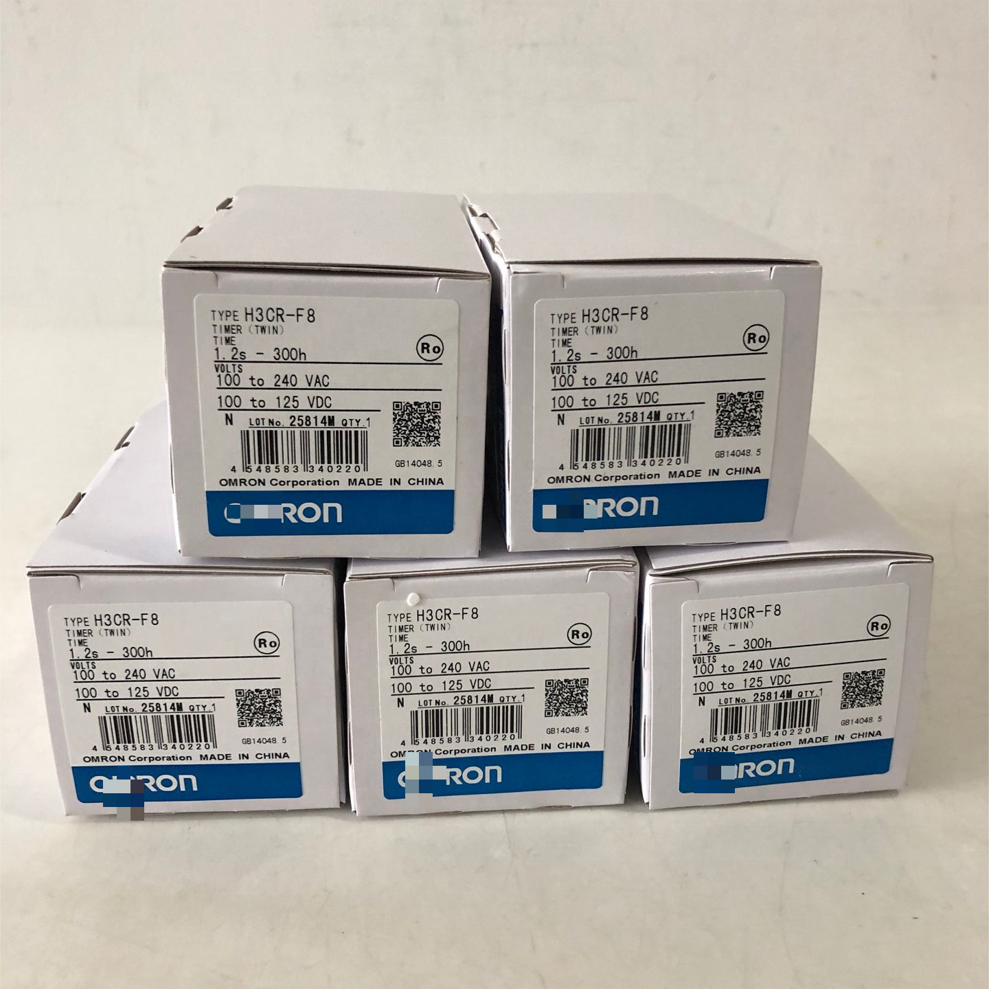 Timer, plug-in, 8-pin H3CR-F8 AC100-240/DC100-125