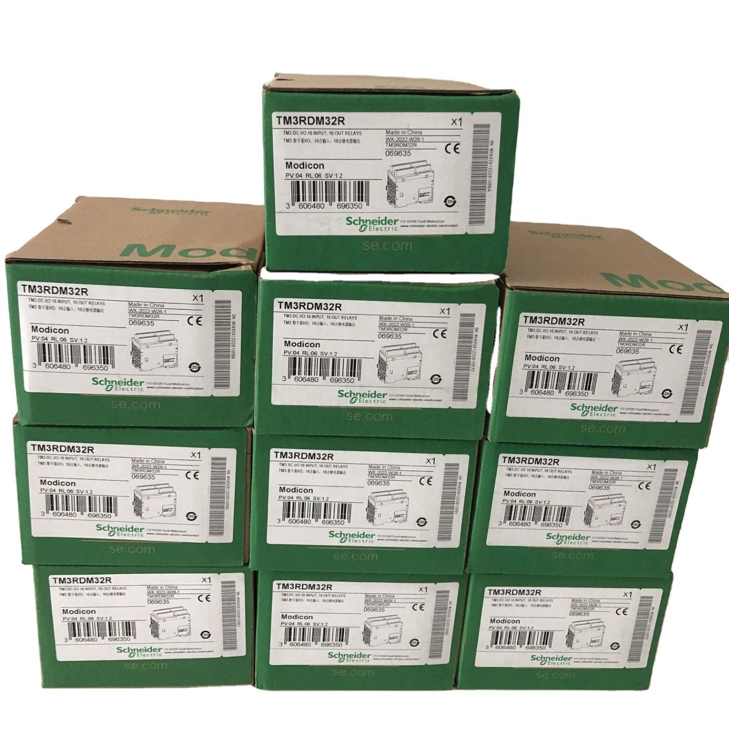 TM3 - 16 digital inputs and 16 digital outputs PLC Module TM3RDM32R