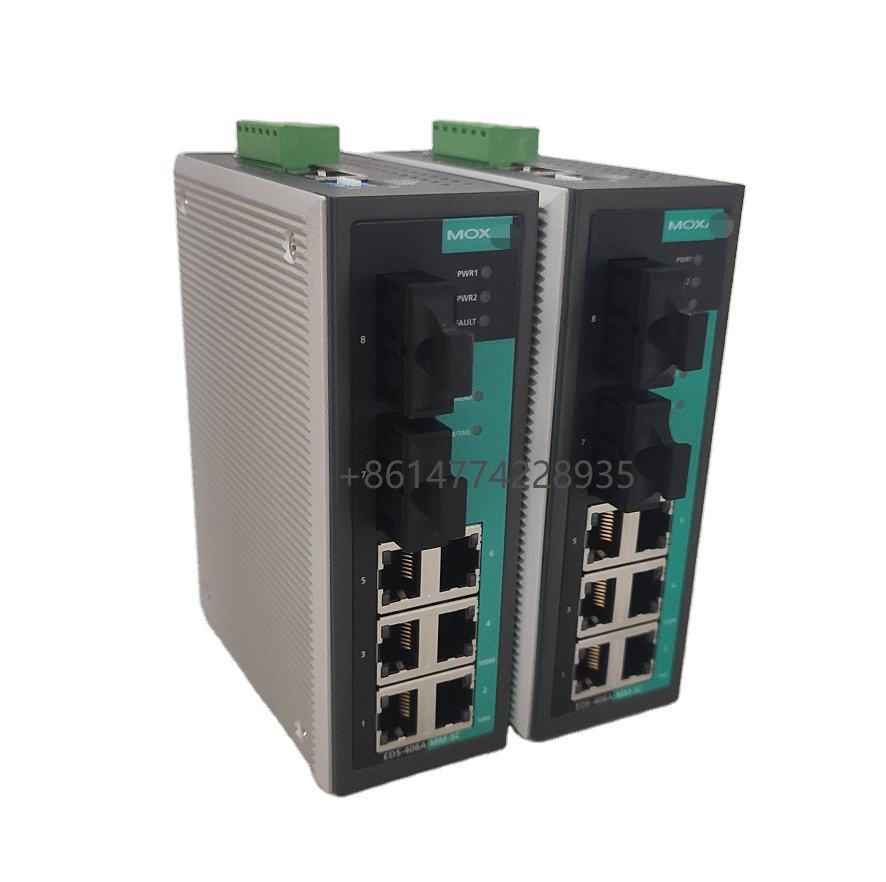 100%New 8-port managed Ethernet switches EDS-408A-MM-SC