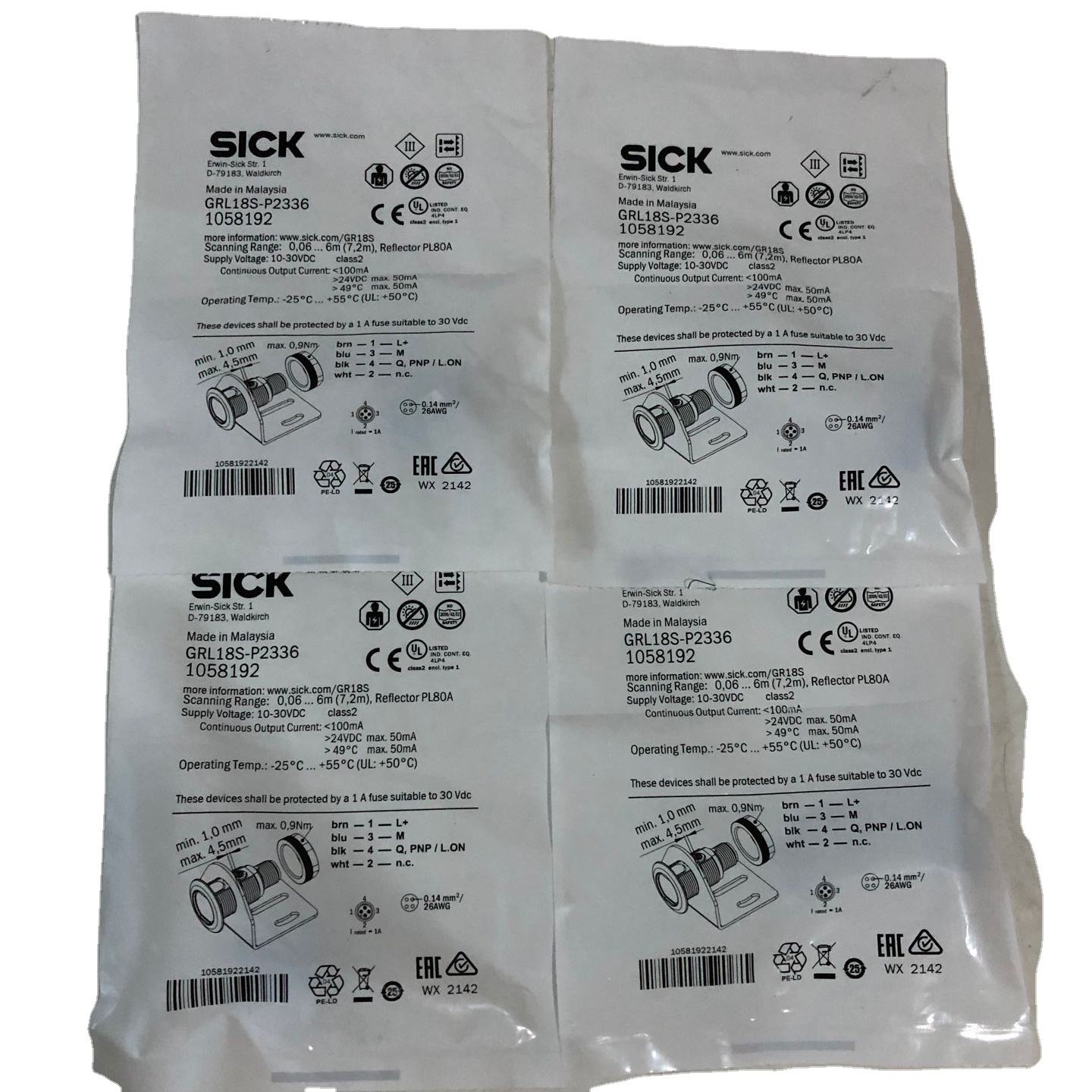 GRL18S-P2336 1058192 Cylindrical photoelectric sensors GR18S