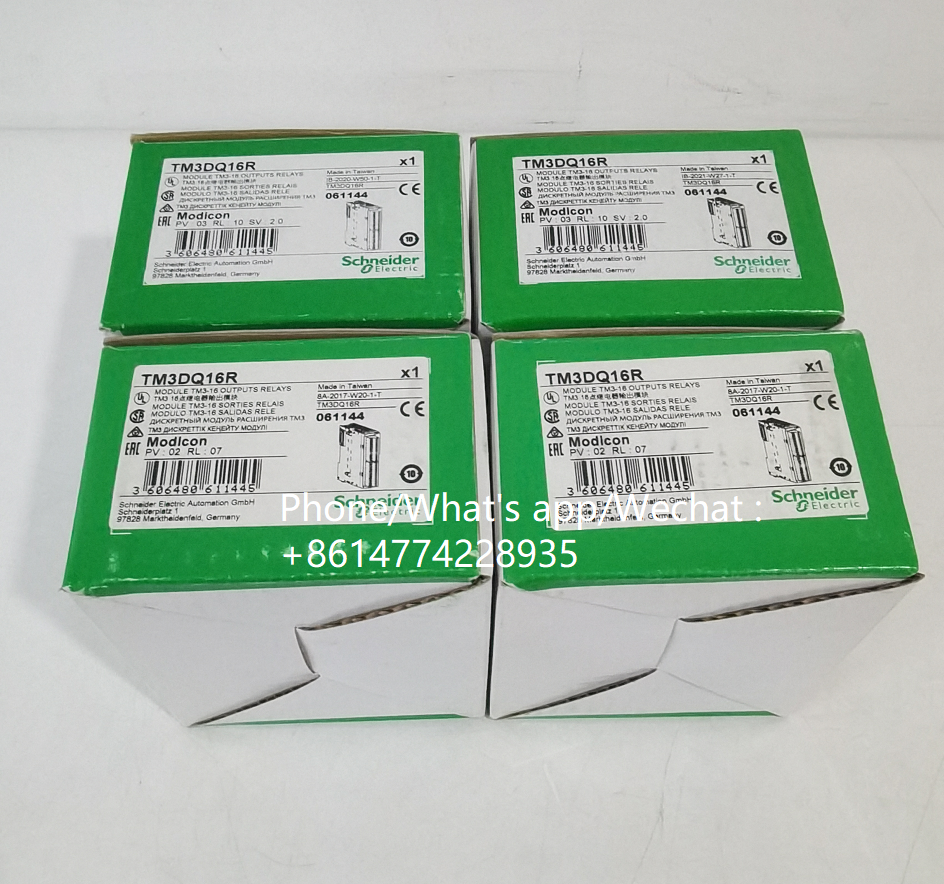 Original PLC TM3DQ16R Input Output Module