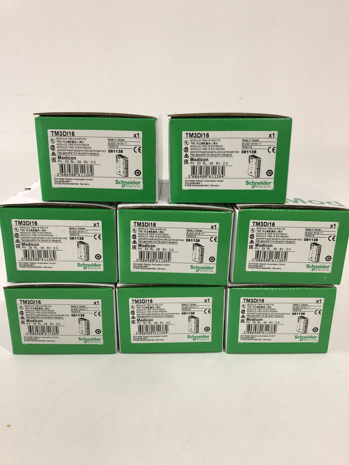 Original TM3-16 PLC inputs module TM3DI16