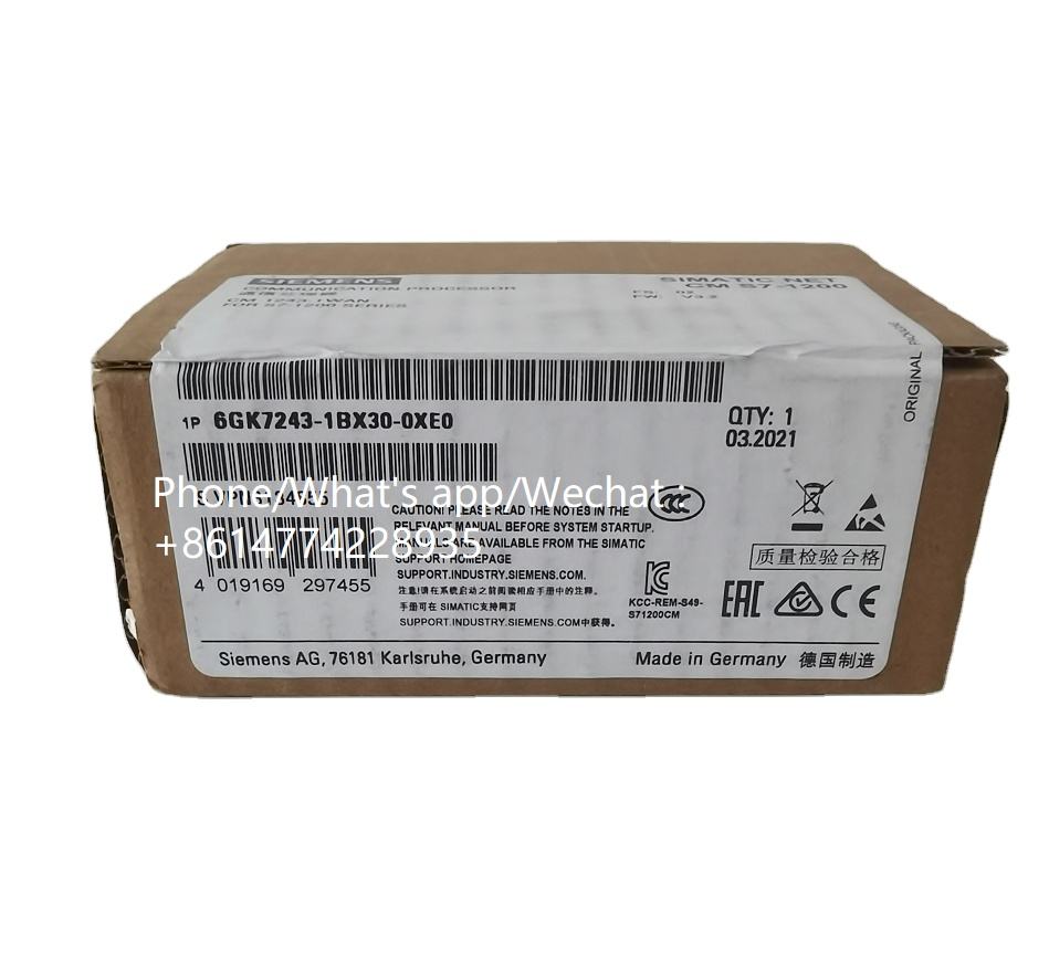 100% New S7-1200 6GK7243-1BX30-0XE0 Controller Module