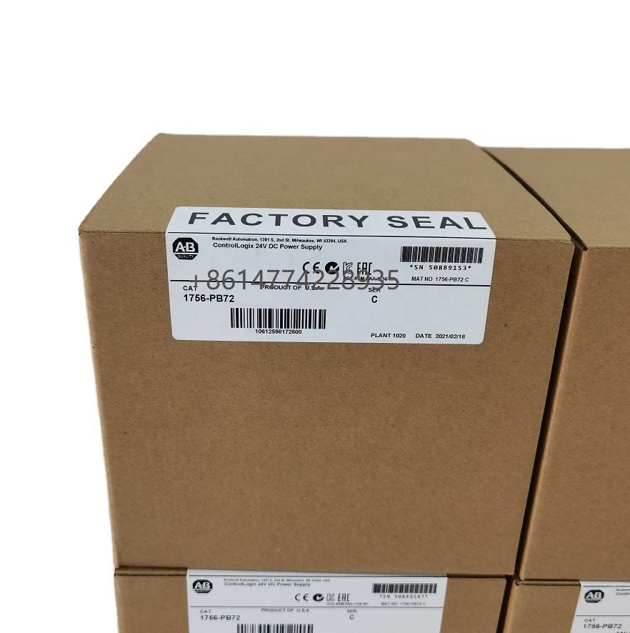 100% New ControlLogix Power Supply Module 1756-PB72 in stock
