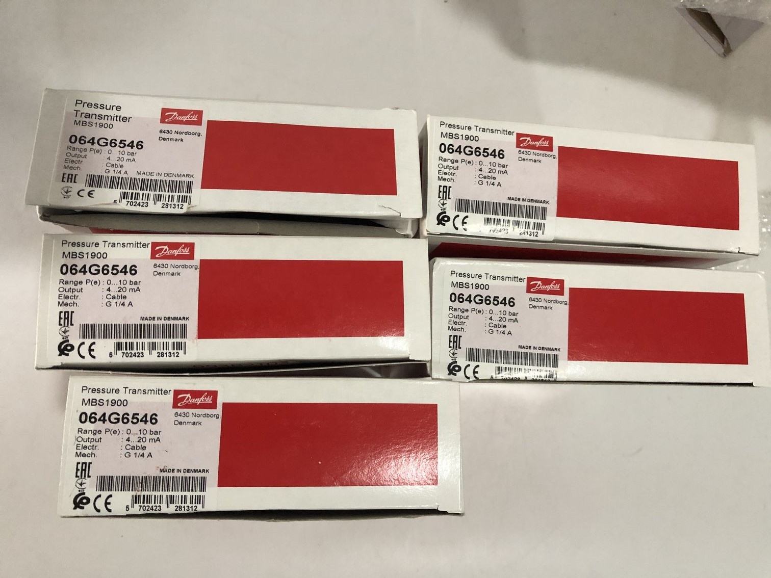 Danfoss Pressure Transmitter Pressure Sensor 064G6546 IN STOCK