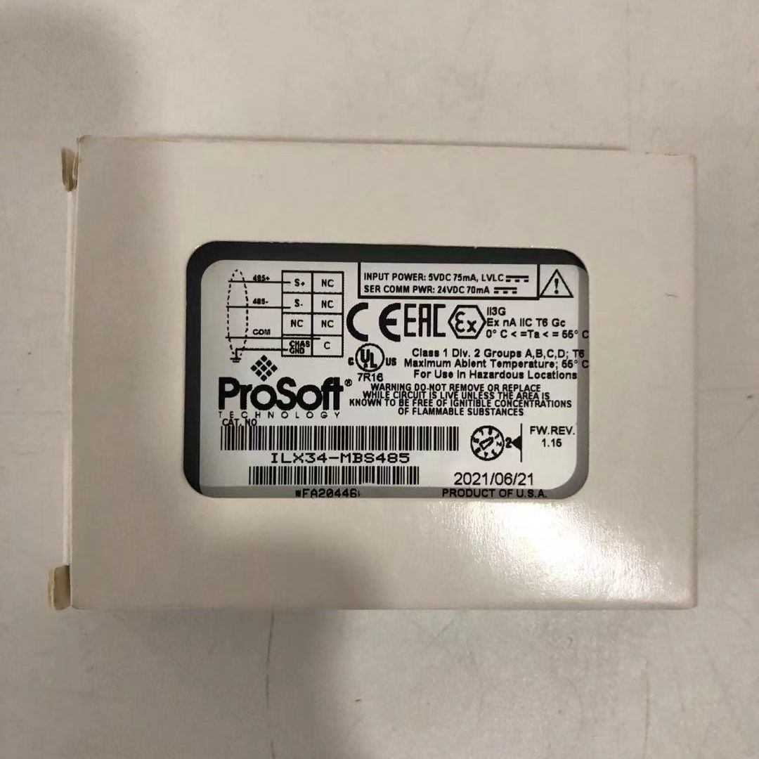 Prosoft 485 Communication module ILX34-MBS485