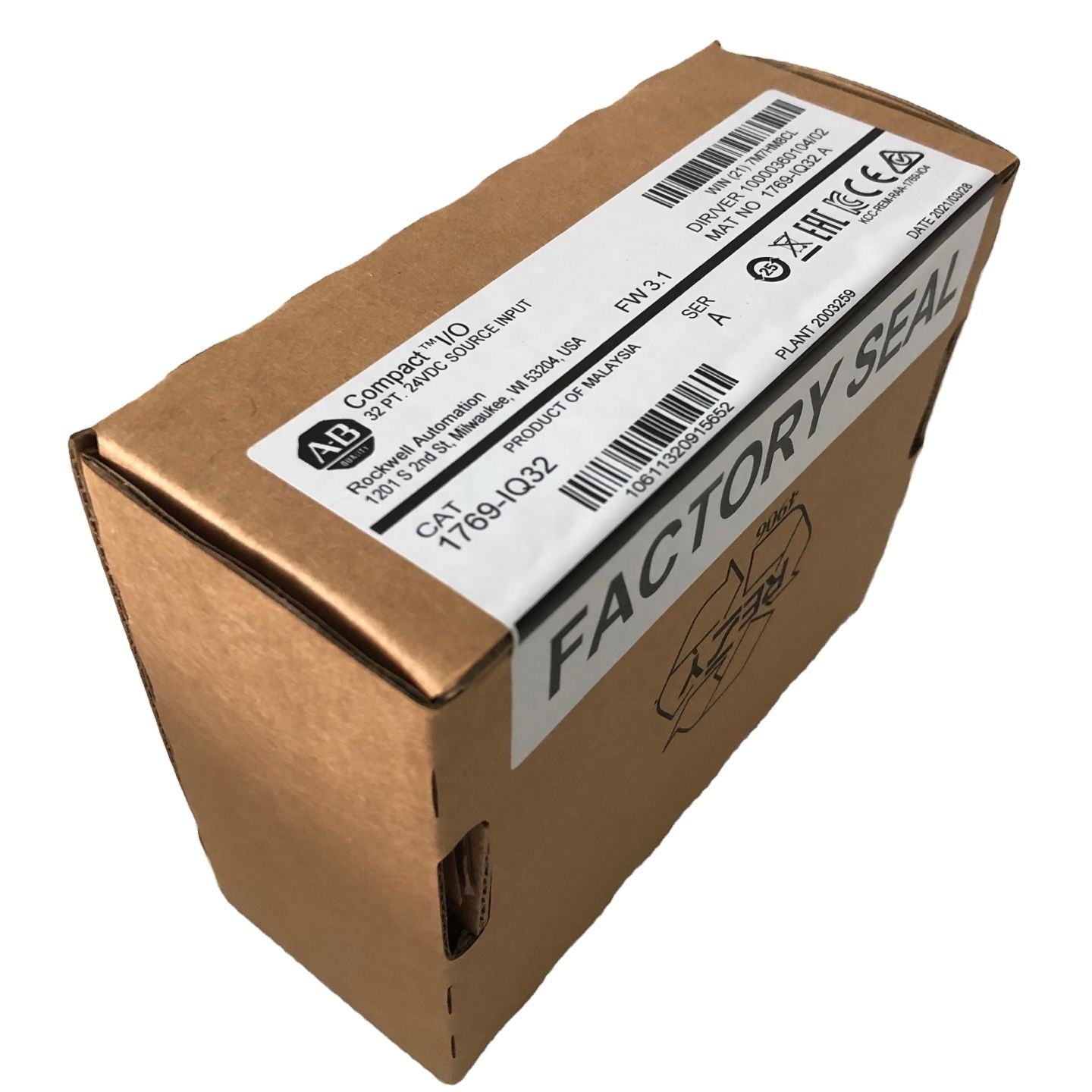 ControlLogix Enet/IP Comms Module PLC module 1756-ENBT In Stock