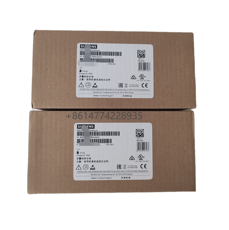 Original Industrial Control System Profibus Module 6SE6400-1PB00-0AA0