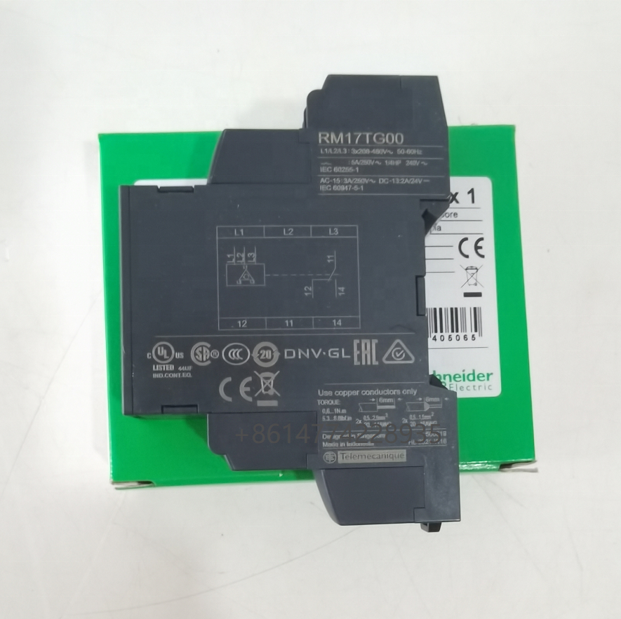 Genuine original RM17TG00 3-phase control relay RM17-T range 183..528 VAC
