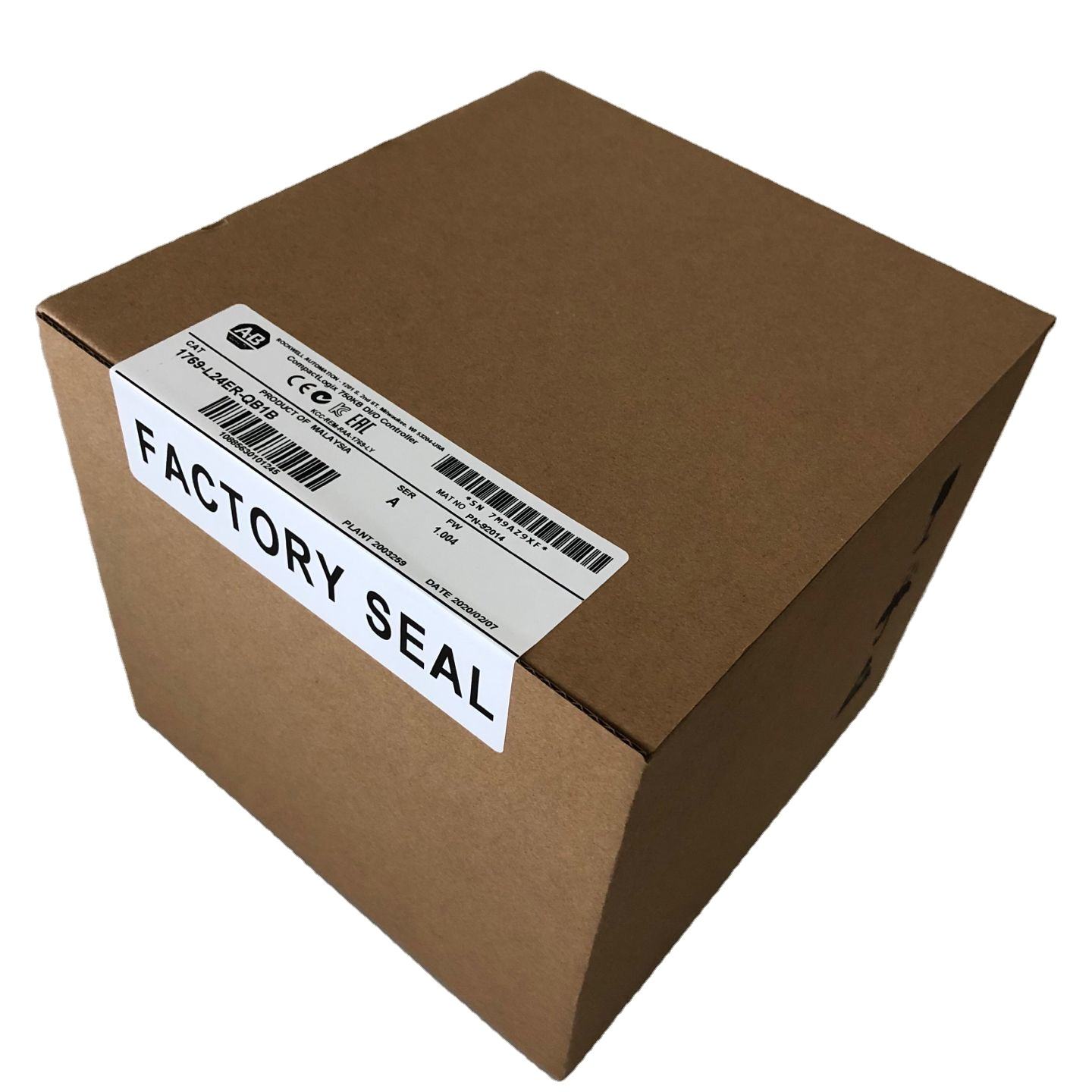 Allen Bradley CompactLogix 750KB DI/O PLC Controller 1769-L24ER-QB1B