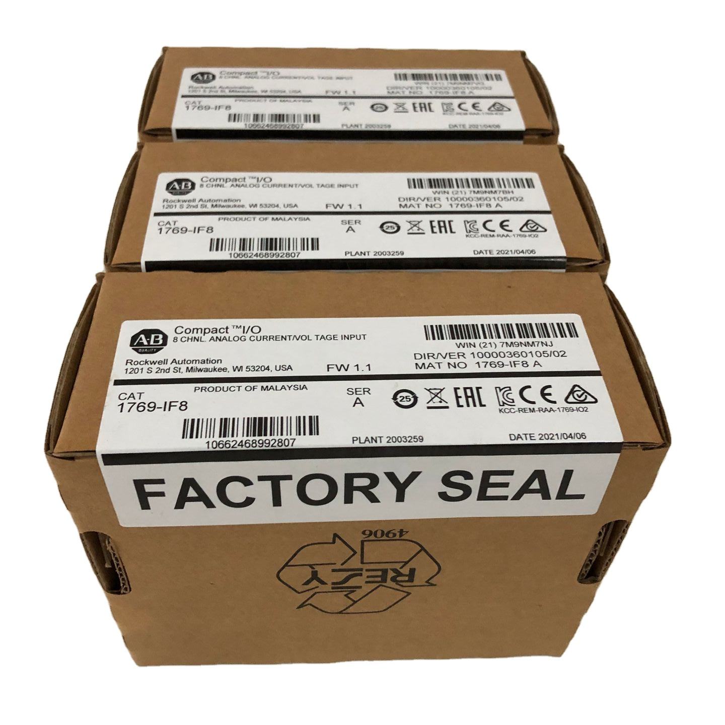 Allen Bradley CompactLogix 8 Pt Analog Input Module 1769-IF8