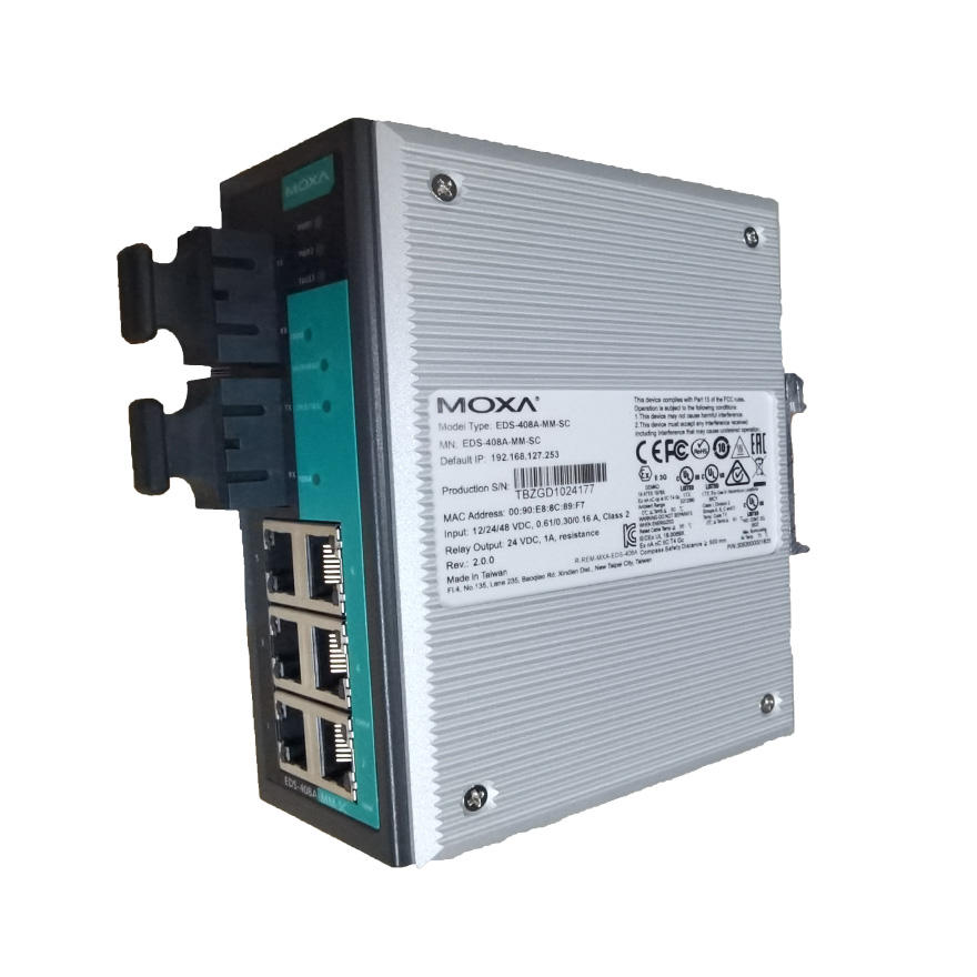 Industrial Ethernet switches Layer 2 Managed Switches EDS-408A-MM-SC in stock