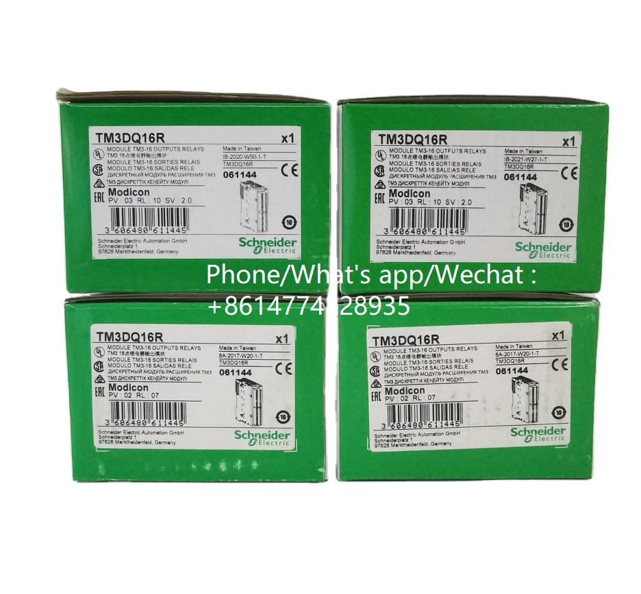 Original PLC TM3DQ16R Input Output Module