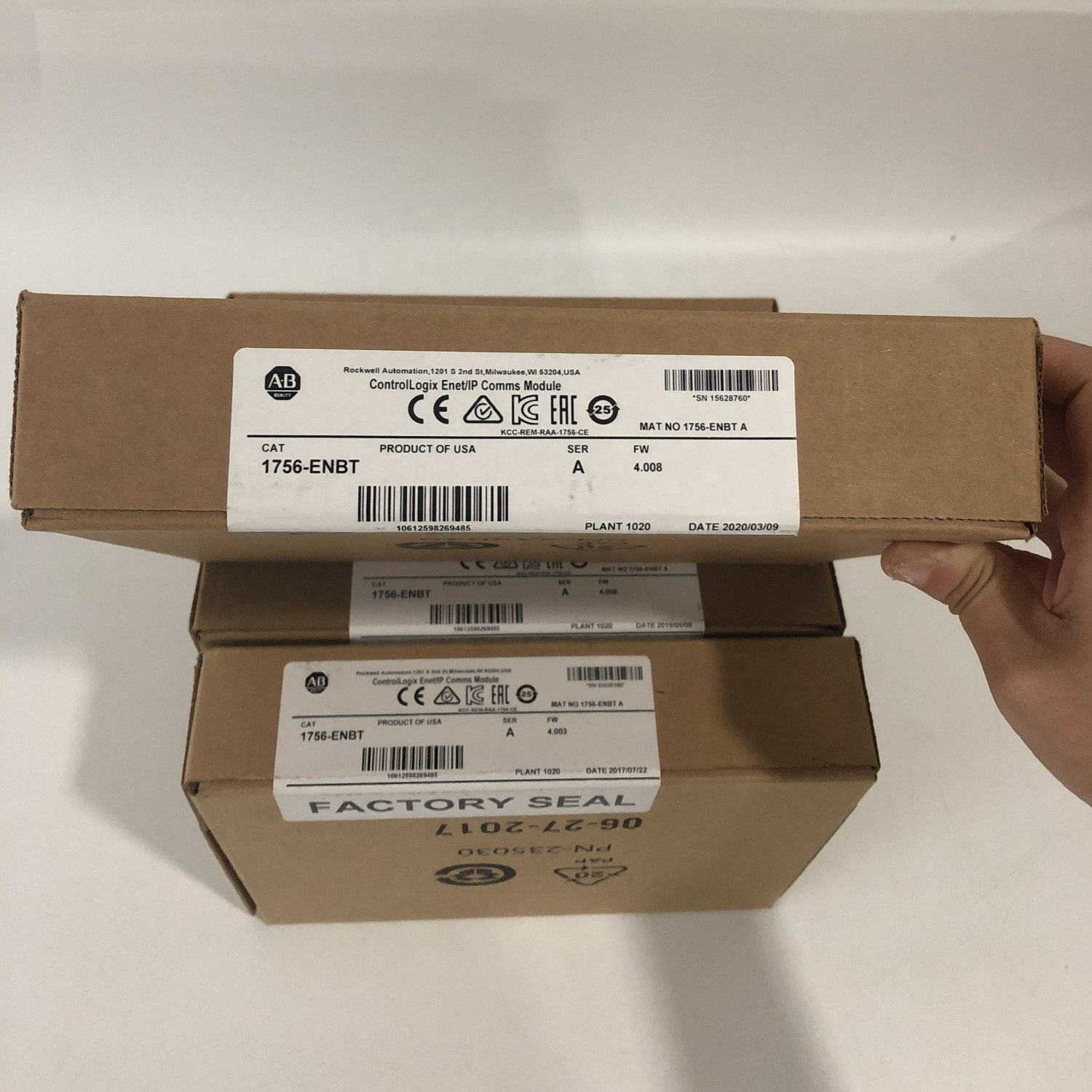 ControlLogix Enet/IP Comms Module PLC module 1756-ENBT